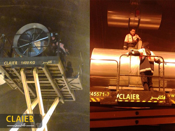 بالابر آکاردئونی تونلی