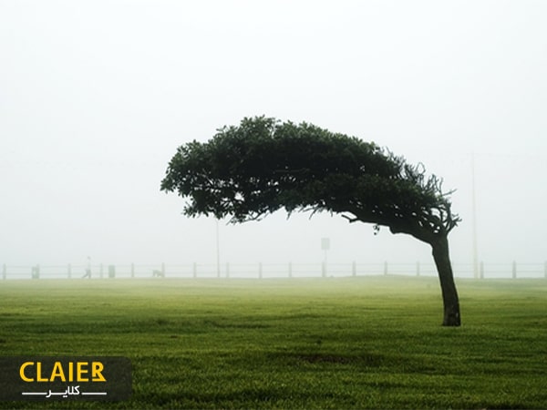 سرعت باد در شرایط مختلف