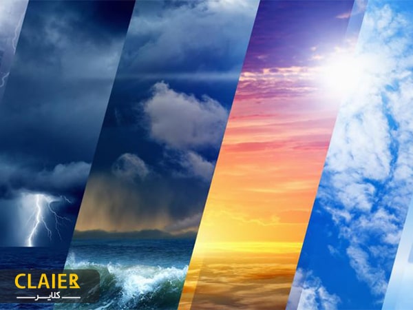 شرایط جوی متنوع